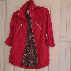BCBGeneration Red Rain Jacket